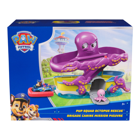 Psi Patrol Ratunek przed ośmiornicą zestaw z pojazdem Chase'a