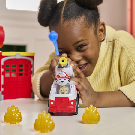 Psi Patrol Fire Rescue Remiza Strażacka Wóz Marshall Straż + Akcesoria