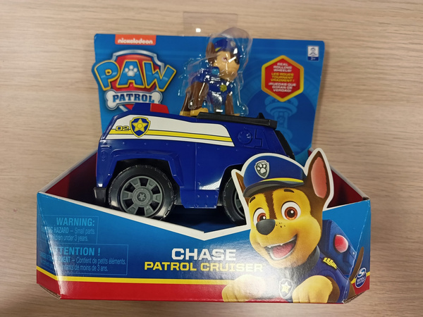 Spin Master Psi Patrol Figurka Chase + radiowóz policyjny 6052310 USZKODZONE OPAKOWANIE