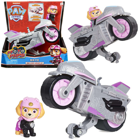 Psi Patrol Skye Deluxe Motopieski Moto Pups Skye Motocykl Motor Pojazd + figurka
