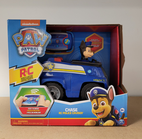 OUTLET Psi Patrol Chase Radiowóz Zdalnie sterowany Pojazd Samochód Auto Wóz policyjny + pilot RC USZKODZONE OPAKOWANIE