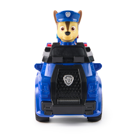 Psi Patrol Chase Pojazd z figurką Radiowóz policyjny + maskotka Chase 15 cm