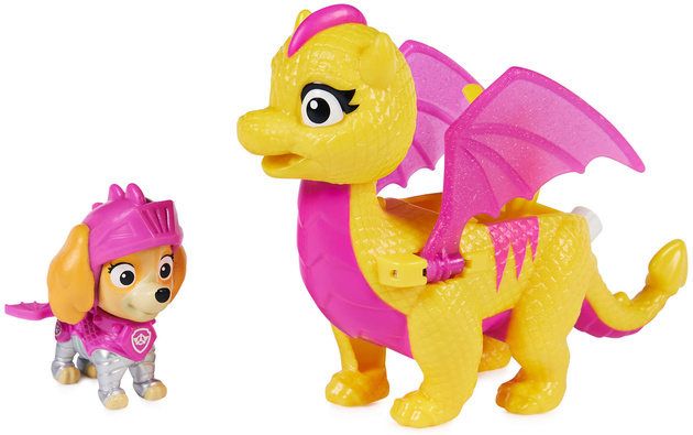 Psi Patrol Rescue Knights Rycerze figurka Skye i smok Scorch