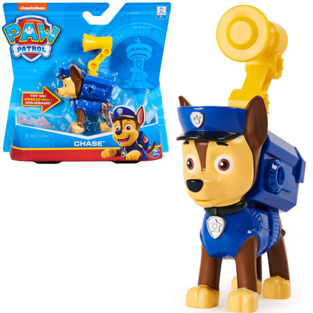 Psi Patrol Figurka Piesek Chase z dźwiękiem