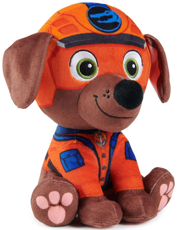 Psi Patrol Jungle Pups Maskotka Zuma pluszak miękka przytulanka Piesek 18 cm