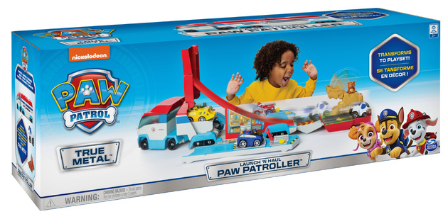 Psi Patrol 2w1 Transporter Patrolowiec Ciężarówka + Robopies