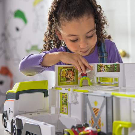 Zestaw ciężarówka Patrolowiec Jungle Patroller z figurką Rydera + quad