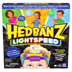 Gra rodzinna imprezowa Hedbanz "Kim jestem?" Edycja Lightspeed
