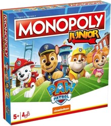 Monopoly Junior Psi Patrol rodzinna gra planszowa towarzyska Winning Moves Paw Patrol