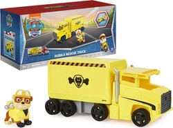 Psi Patrol 2w1 Interaktywna Duża Ciężarówka Żółty pojazd X-Treme Truck + figurka piesek Rubble