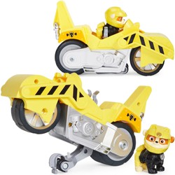 Psi Patrol Moto Pups Rubble figurka i motocykl deluxe Spin Master