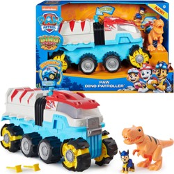 Psi Patrol Patrolowiec Dino Rescue + figurki Chase i dinozaur