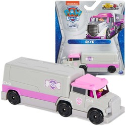 Psi Patrol Skye Metalowa mini ciężarówka Big Truck Pups True Metal Pojazd szaro-różowy