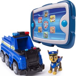 Psi Patrol figurka Chase i pojazd radiowóz + tablet Rydera