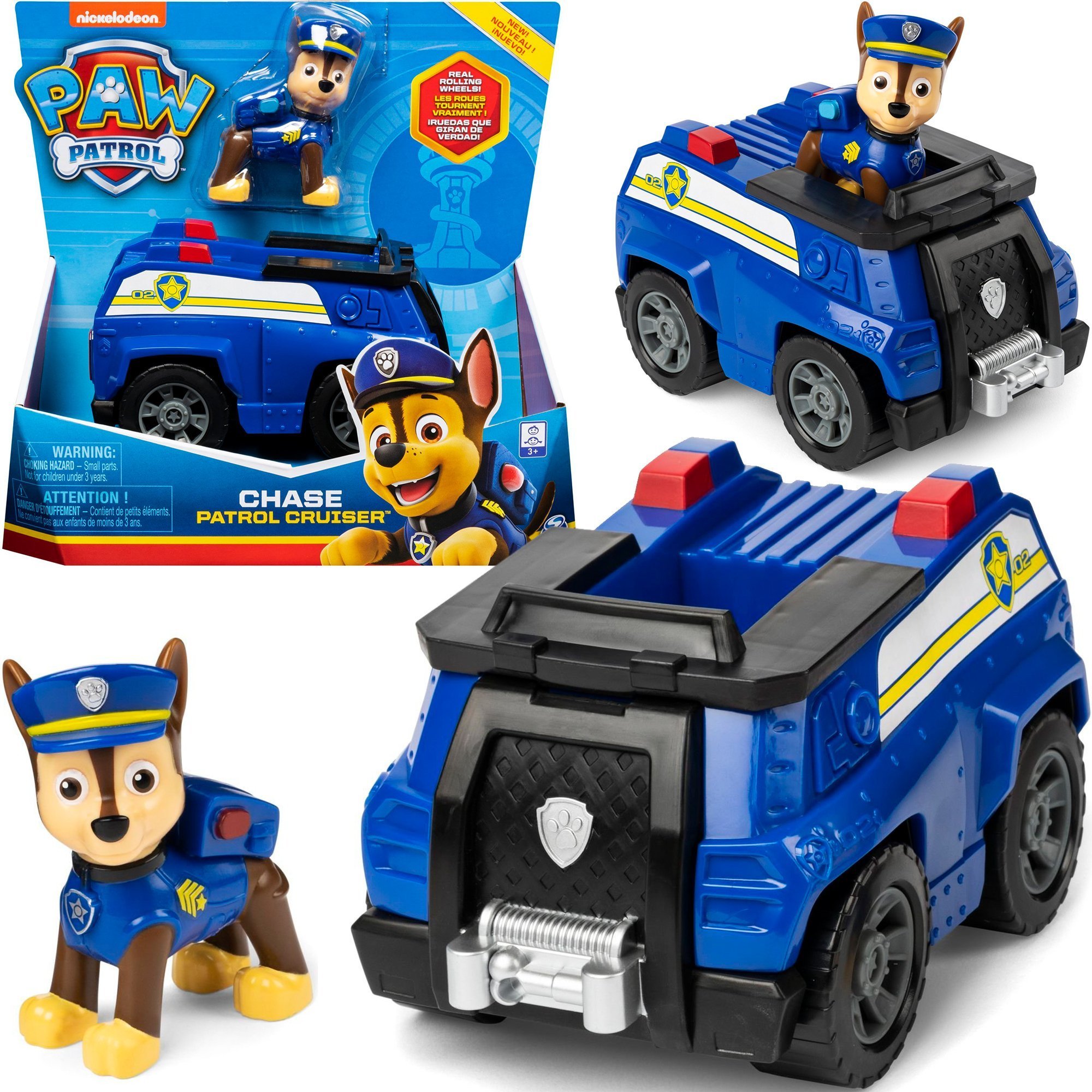 Spin Master Psi Patrol Figurka Chase + radiowóz policyjny