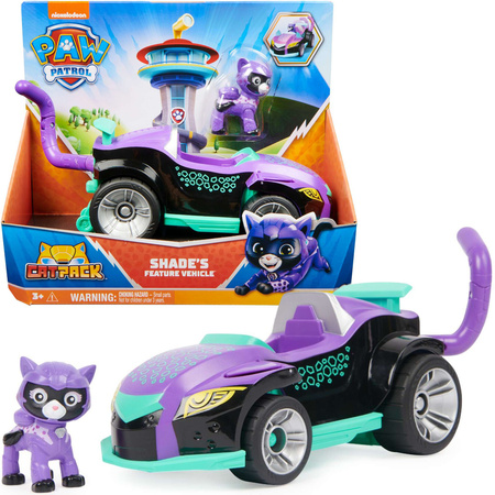 Psi Patrol Cat Pack Zestaw pojazd + figurka Shade