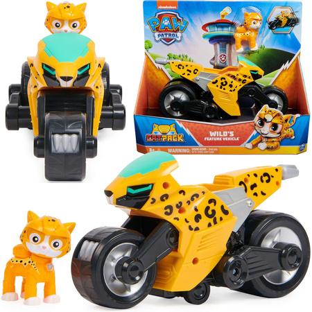 Psi Patrol Cat Pack Zestaw pojazd + figurka Wild