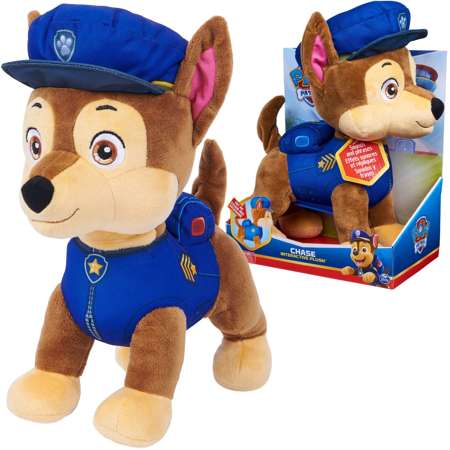 Psi Patrol Chase Interaktywna maskotka Pies Policjant 30 cm Mówi po angielsku Merda Ogonem Dźwięk