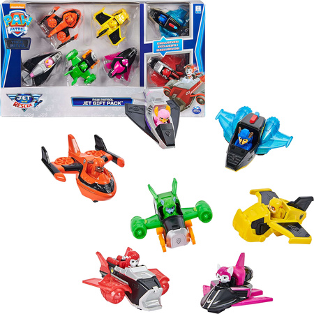 Psi Patrol Jet to the Rescue True Metal zestaw 7 pojazdów Gift Pack 