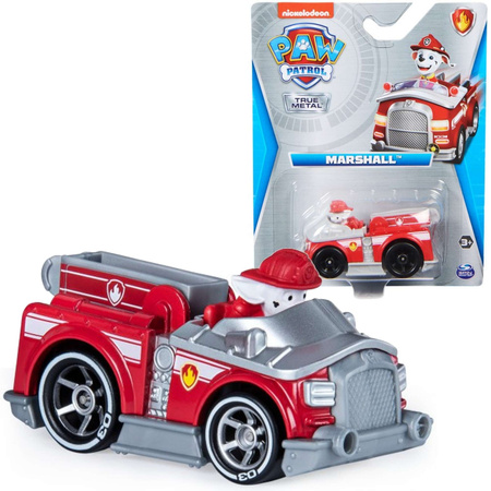 Psi Patrol Metalowy mini pojazd Marshall True Metal