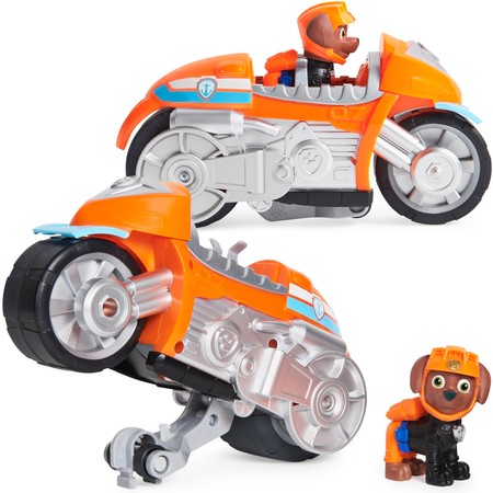 Psi Patrol Motopieski Zuma figurka i motocykl motor pojazd deluxe Spin Master