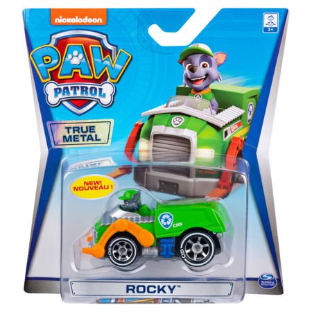 Psi Patrol Rocky samochodzik śmieciarka metalowy Spin Master