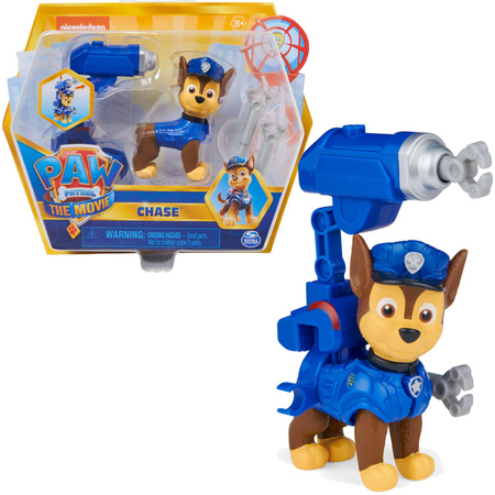 Psi Patrol The Movie figurka Chase z wyrzutnią 