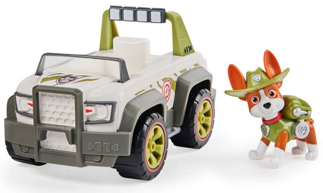 Psi Patrol Tracker Jeep Pojazd z figurką Jungle Pojazdy