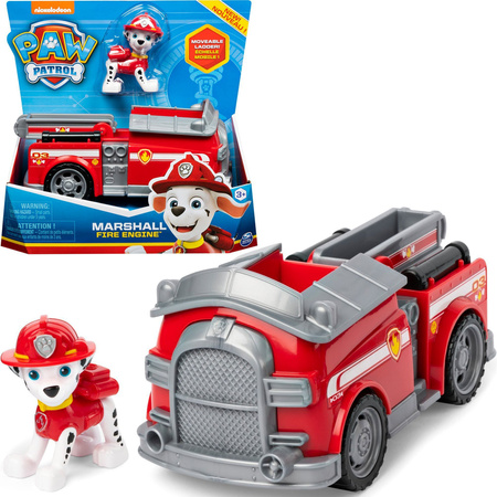 Spin Master Psi Patrol Marshall Wóz strażacki z figurką USZKODZONE OPAKOWANIE