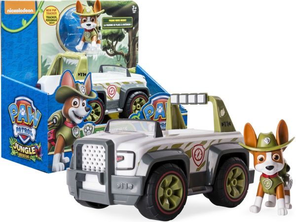 Spin Master Psi Patrol Tracker Jeep Pojazd z figurką Jungle