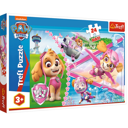 Trefl Puzzle 24 Maxi Bohaterska Skye USZKODZONE OPAKOWANIE